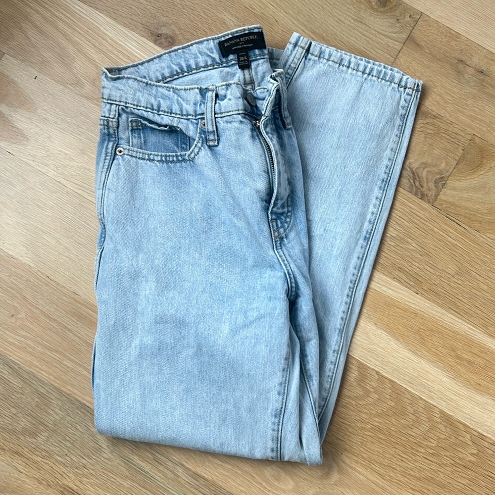 Banana Republic High Rise Straight Jean